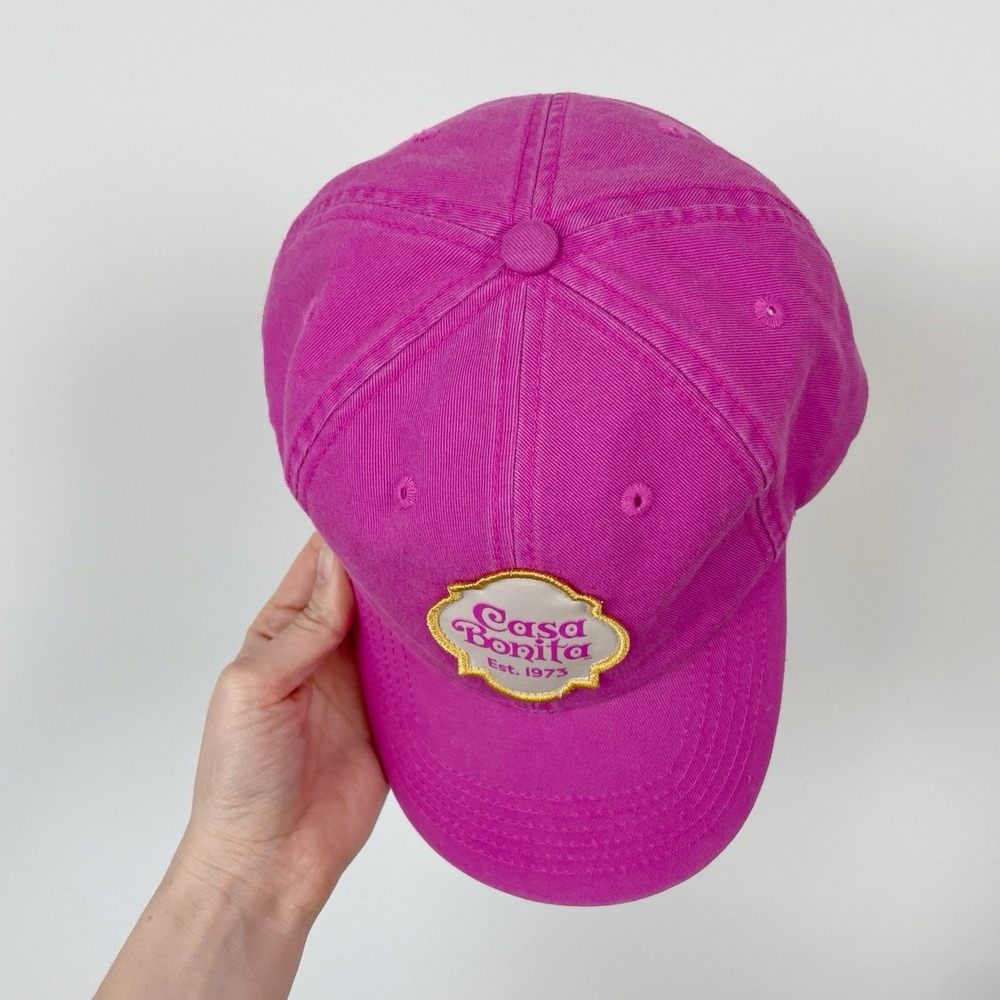 Casa Bonita Officially Licensed Pink Embroidered Hat SnapBack Baseball Cap - Picture 5 of 5
